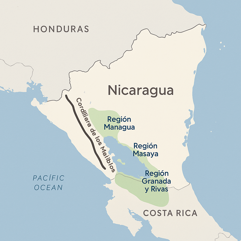 cordillera de volcanica de nicaragua